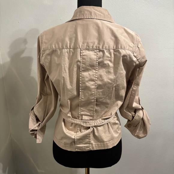Old Navy Belted Button Down Jacket Size Small Boho Y2K - Picture 4 of 9